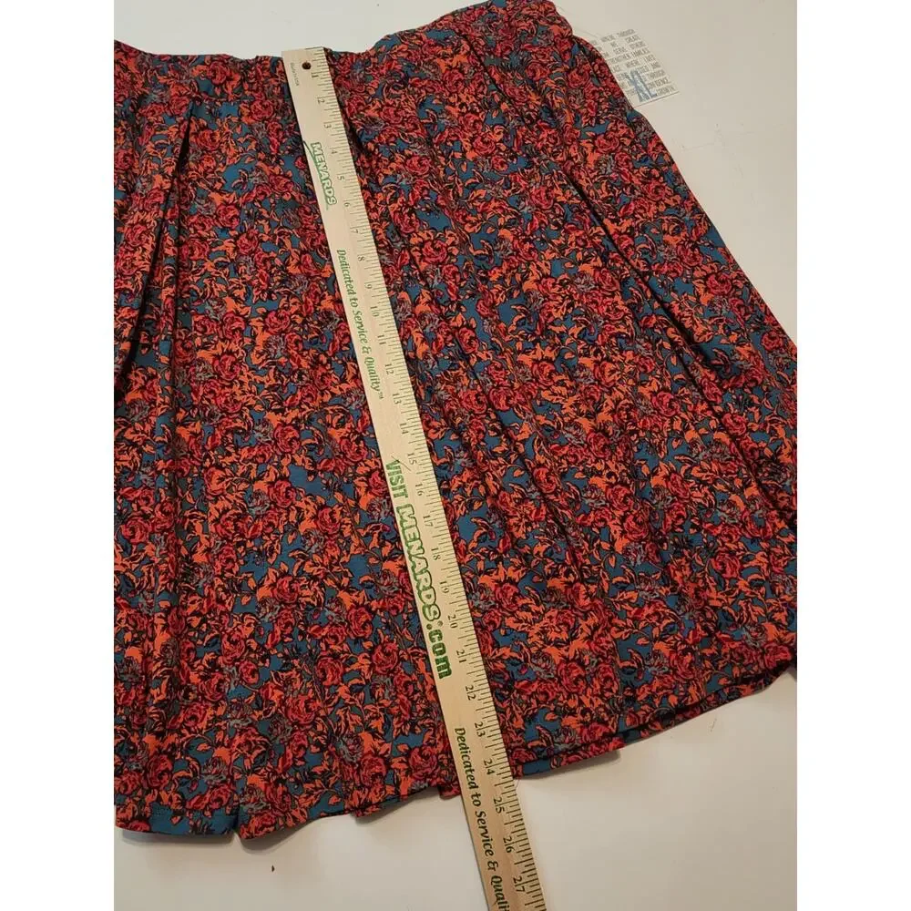 LulaRoe Madison Skirt, XL, Floral, NWT